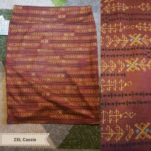 NWT Lularoe Cassie pencil skirt